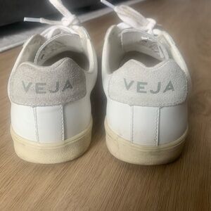 Veja White and Gray Sneakers